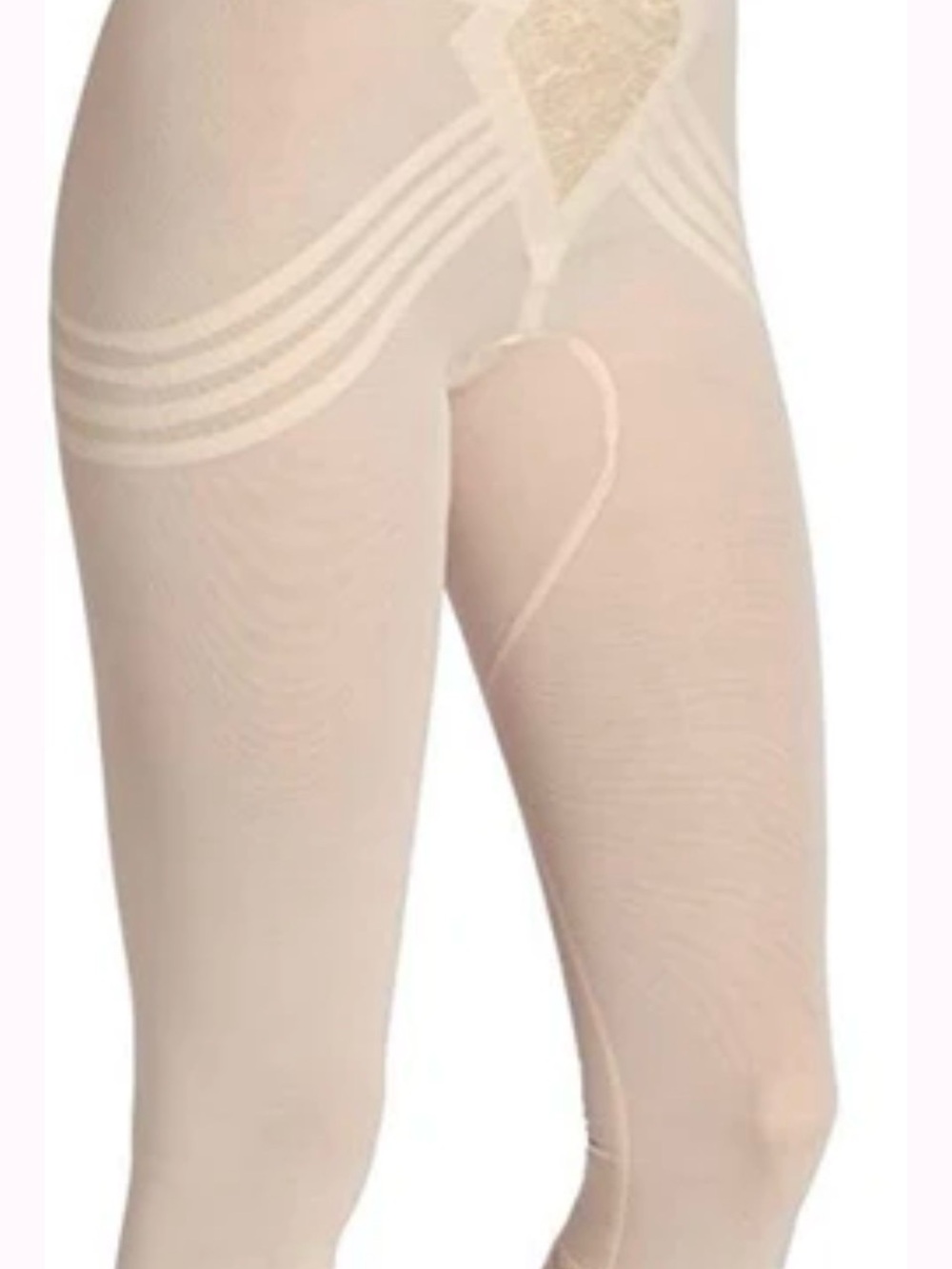 Rago - Sheer High-Waist Shaping leggings in Nude NWT 4X / 38